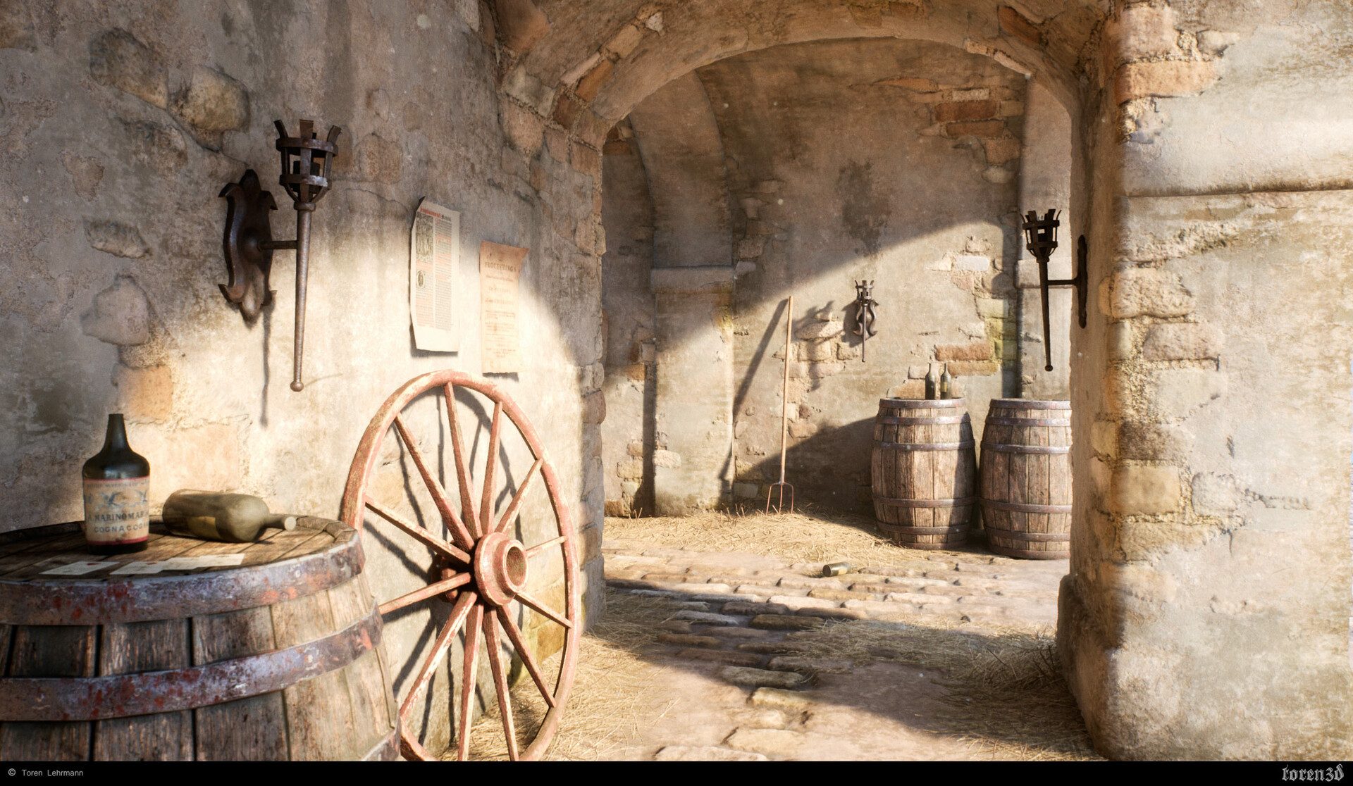 Corridor Scene, image 1