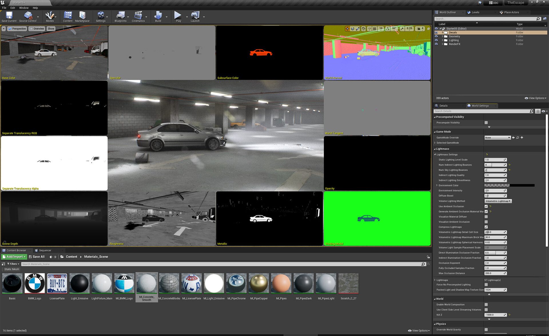 Deal Gone Bad: UE4 Workspace