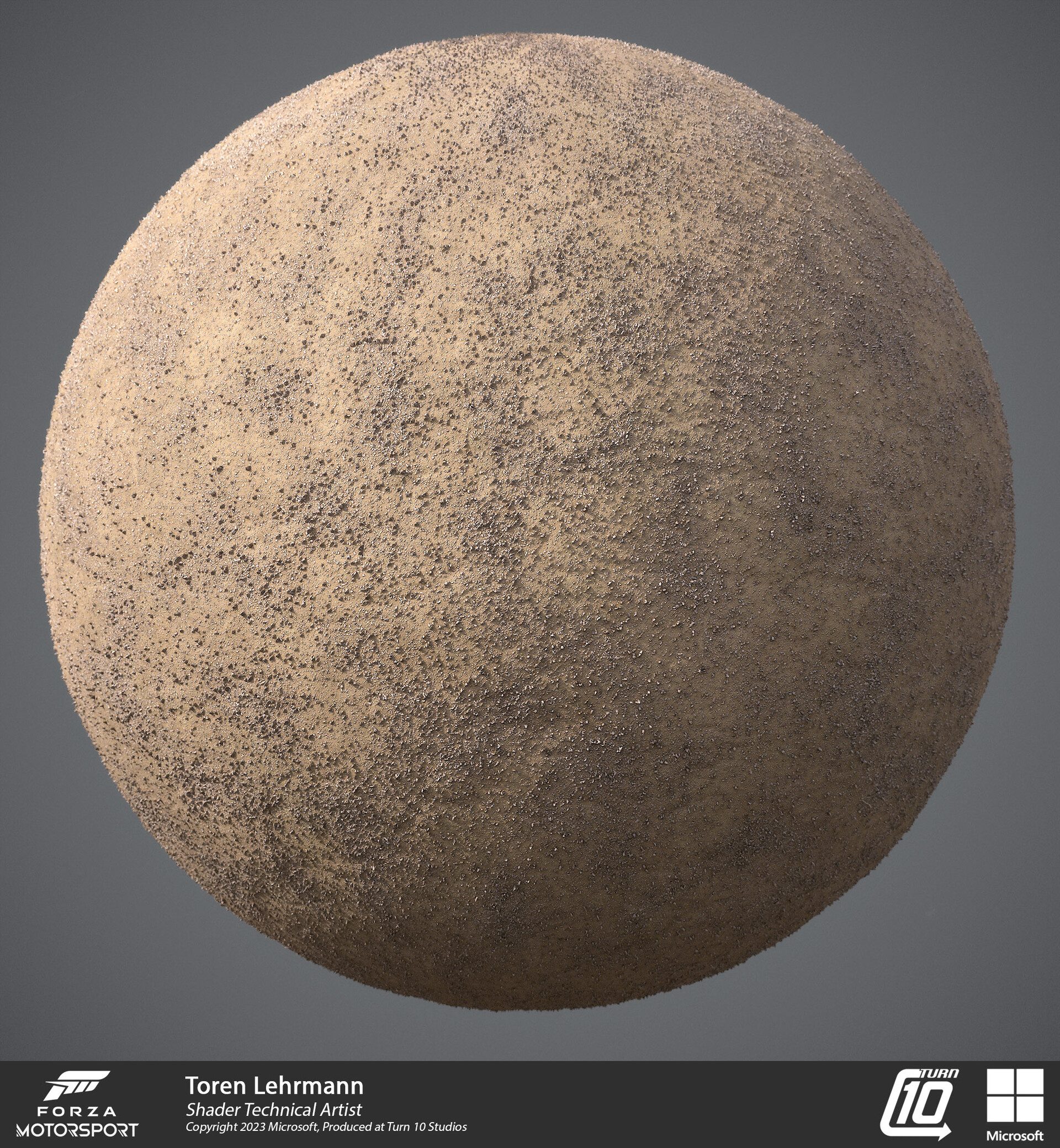 Forza Motorsport - Materials: Sandy Ground (Laguna Seca shoulders)