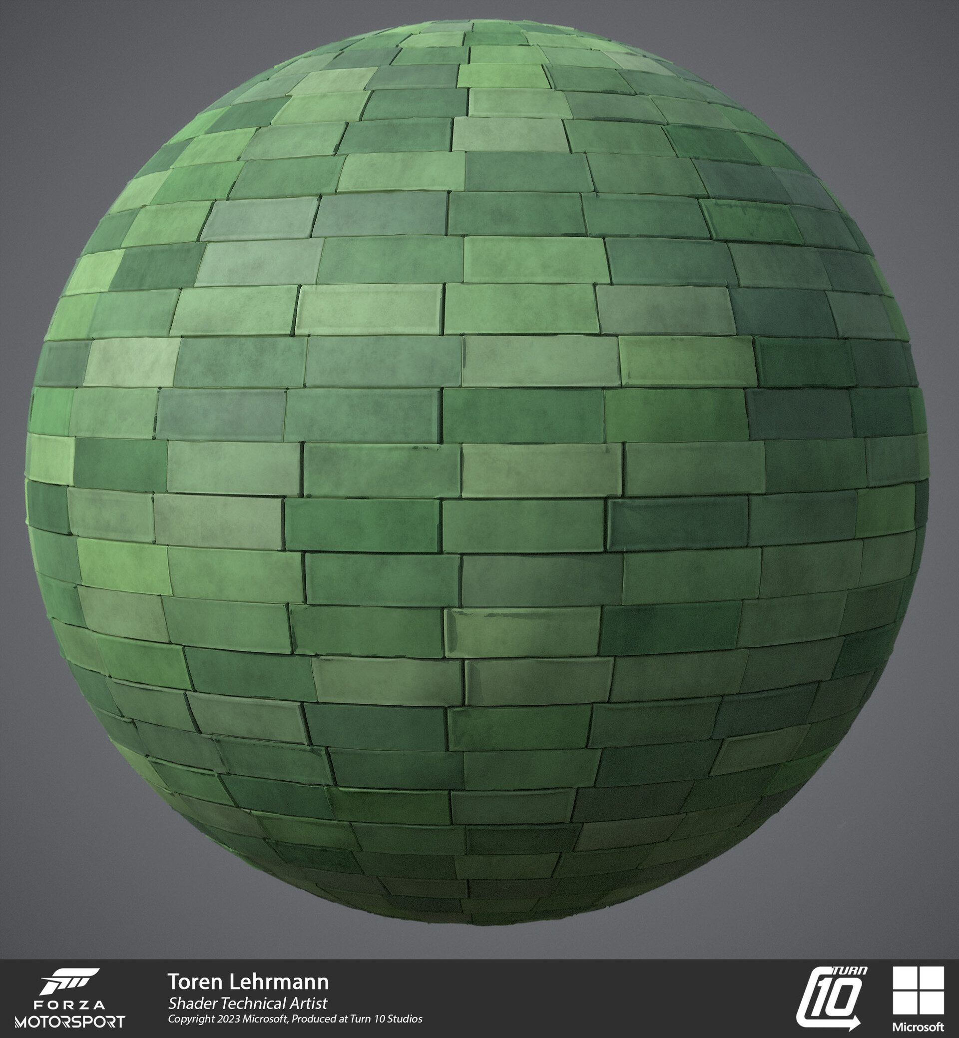 Forza Motorsport - Materials: Astroturf Panels (Macro read used on Suzuka)