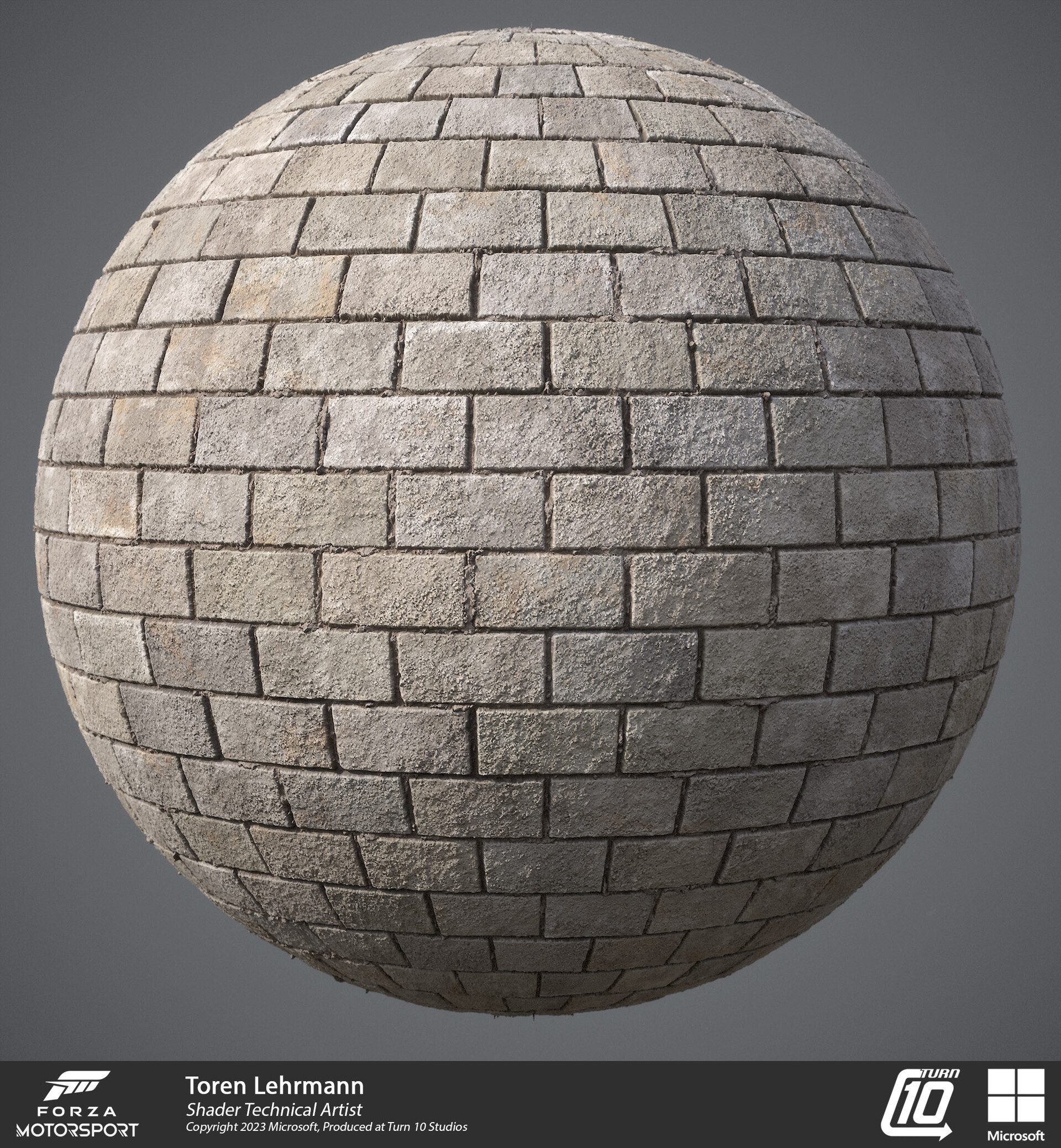 Forza Motorsport - Materials: Cinder Block Brick (Used on various trackside buildings)