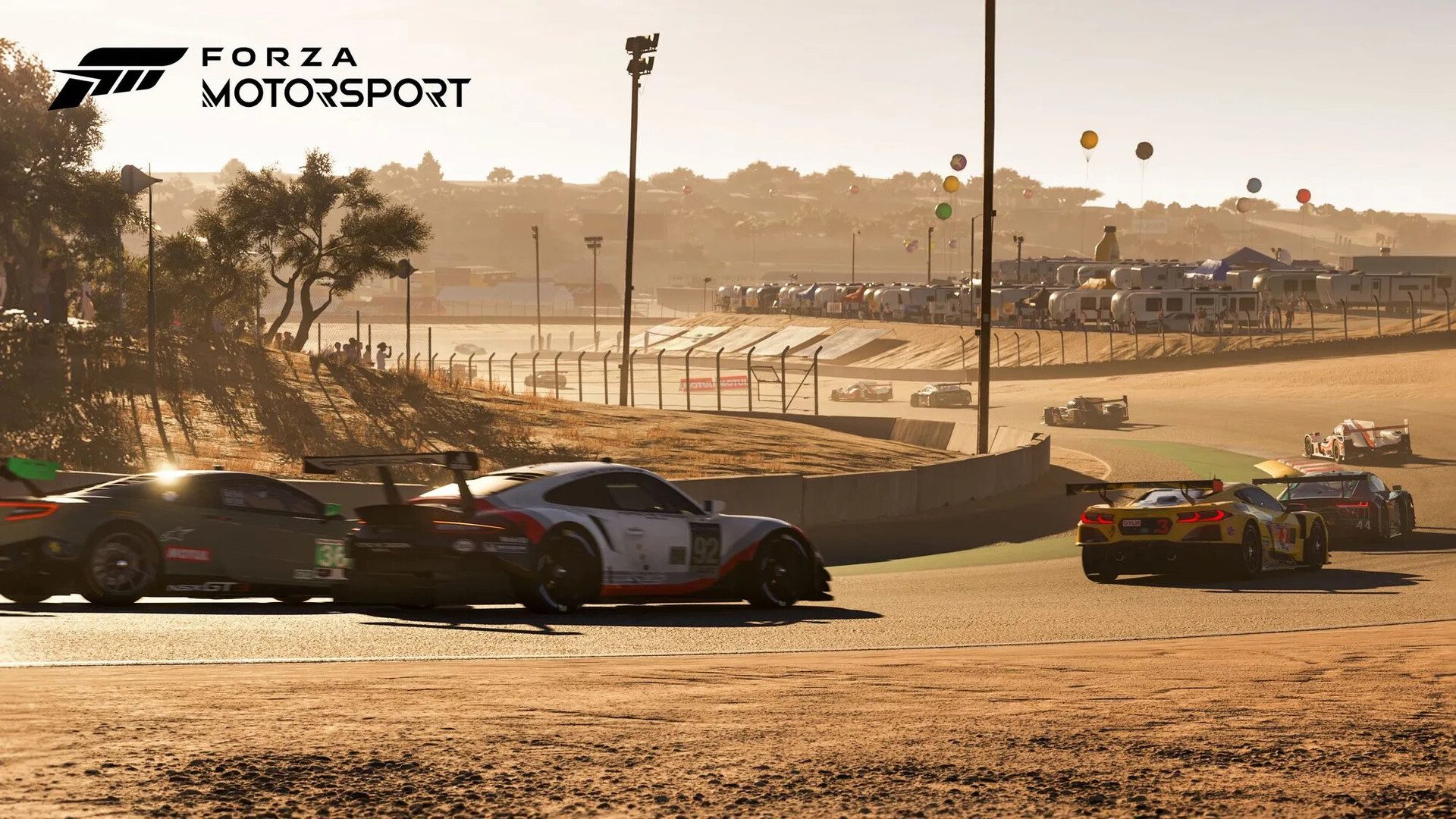 Forza Motorsport - Xbox Showcase 2022: I worked on many of the driving surface shaders and materials, including the cone step mapping on the gravel in the foreground.