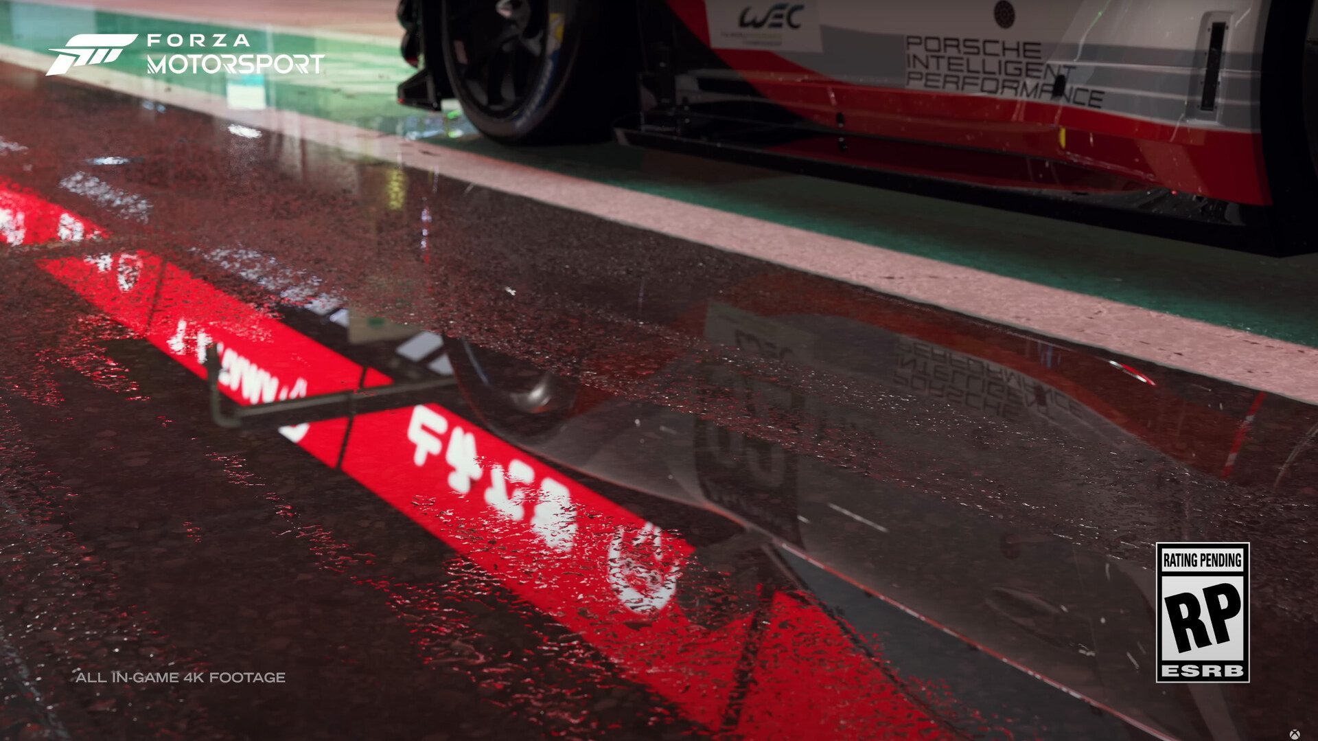 Forza Motorsport - Xbox Showcase 2022: A closer shot of the wet parameters baked into each track shader.