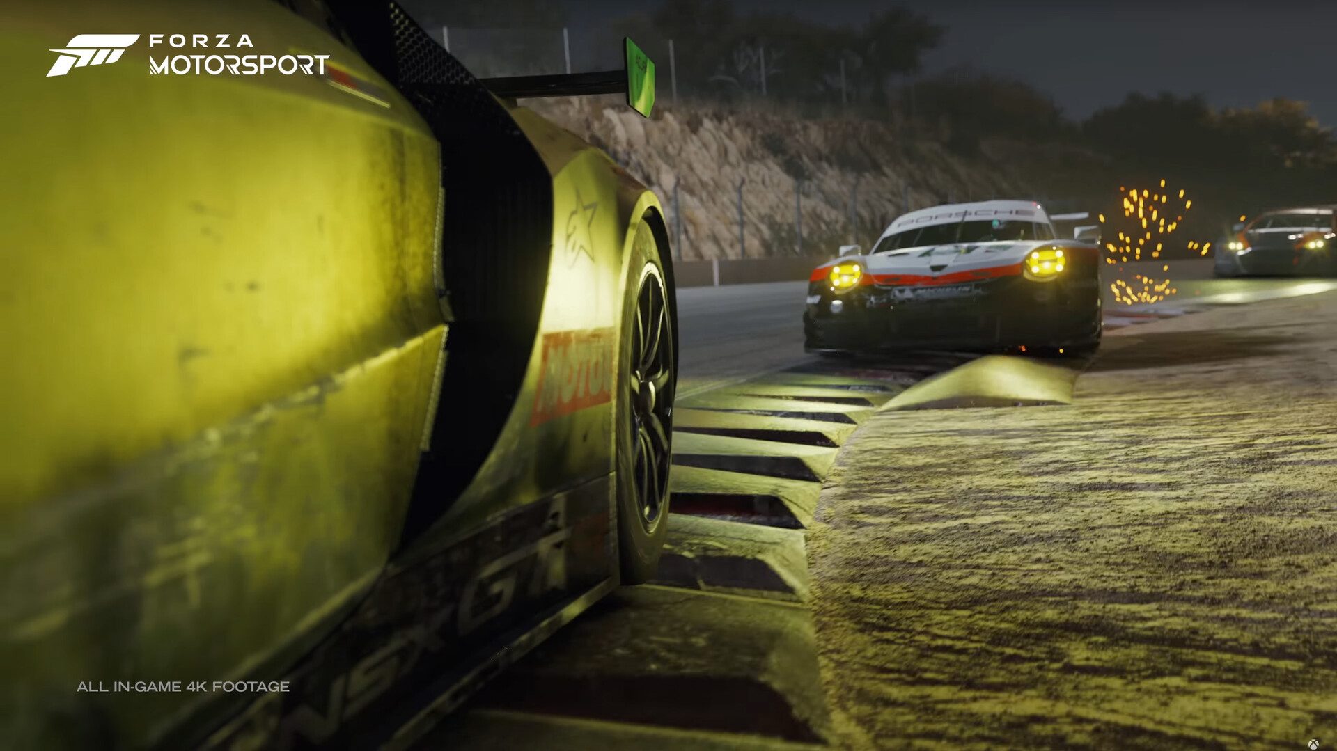 Forza Motorsport - Xbox Showcase 2022: This shot is a great example of the new dirt maps that are specific to each car. This forms after a certain amount of time on track, so even