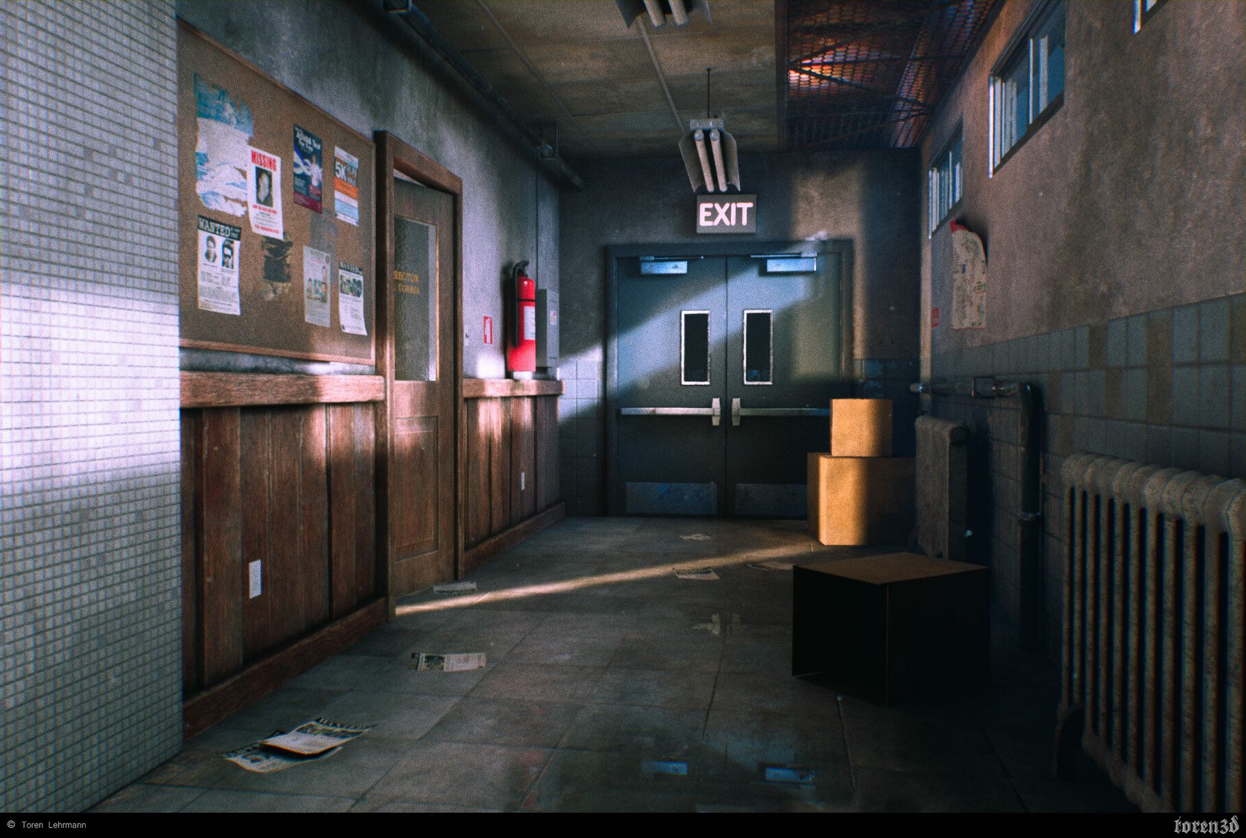 Hallway Crime Scene, image 6