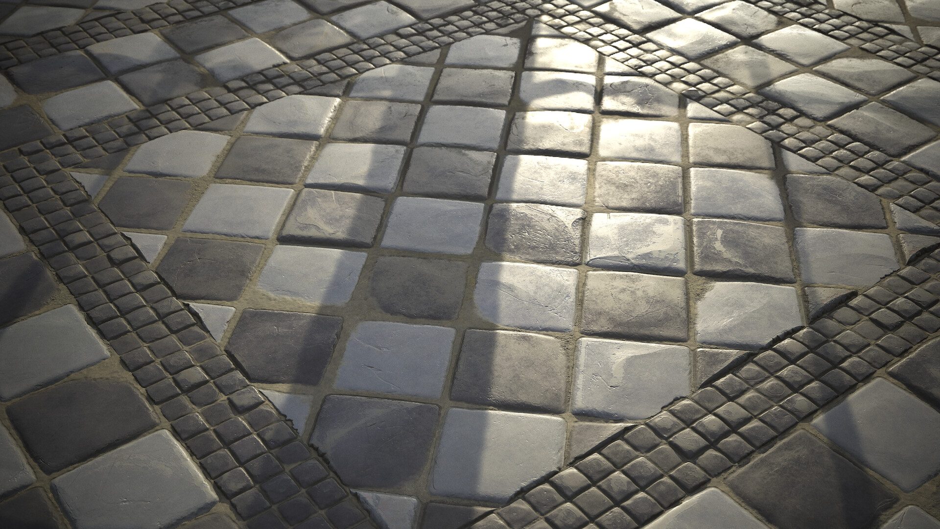 Patterned Tile Material, image 1