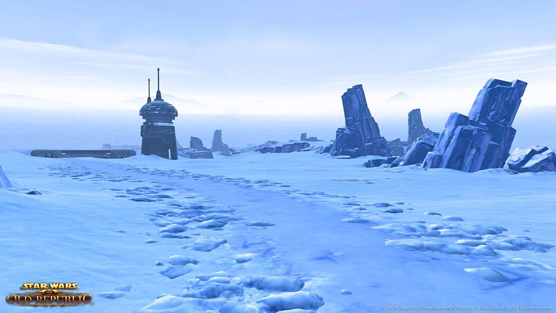 Star Wars: The Old Republic: Hoth - Exterior terrain sculpting/painting
