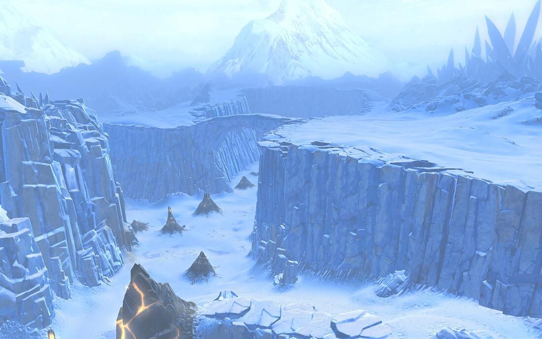 Star Wars: The Old Republic: Hoth - Exterior terrain sculpting/painting