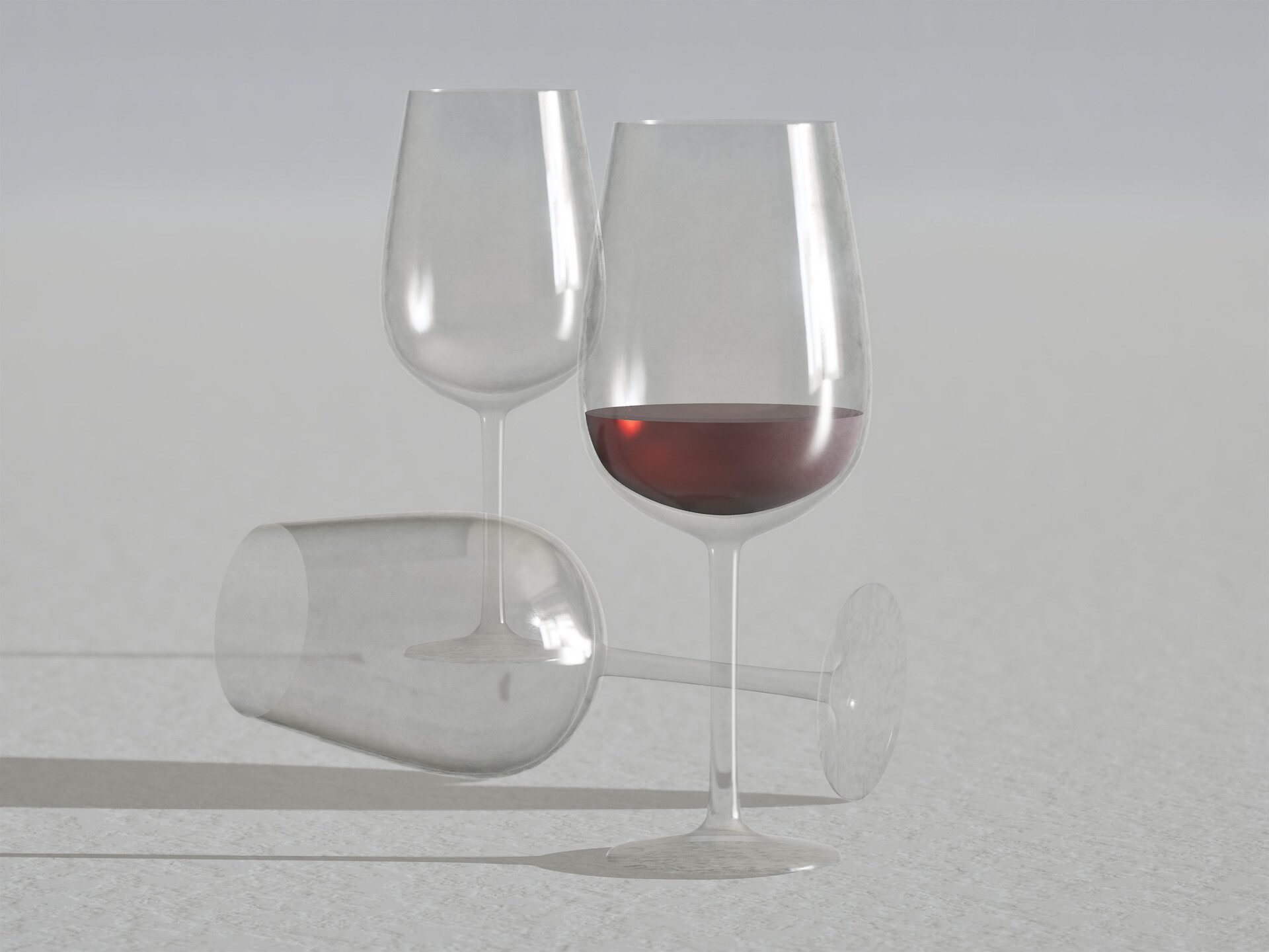 Substrate Material Studies: Glass Prop